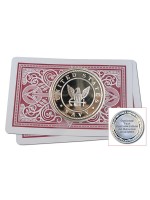 Navy Poker Card Protector